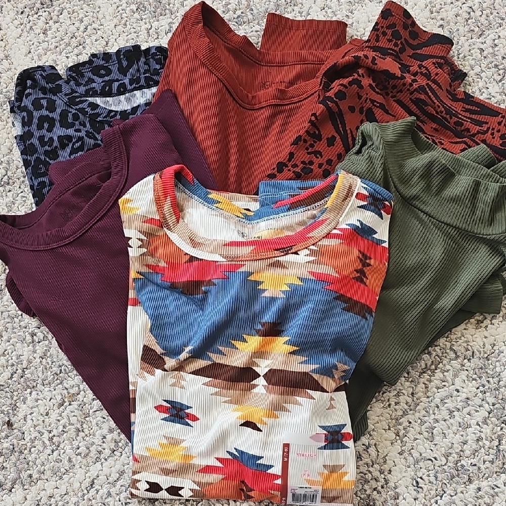 Multicolor Women's Tops Collection
